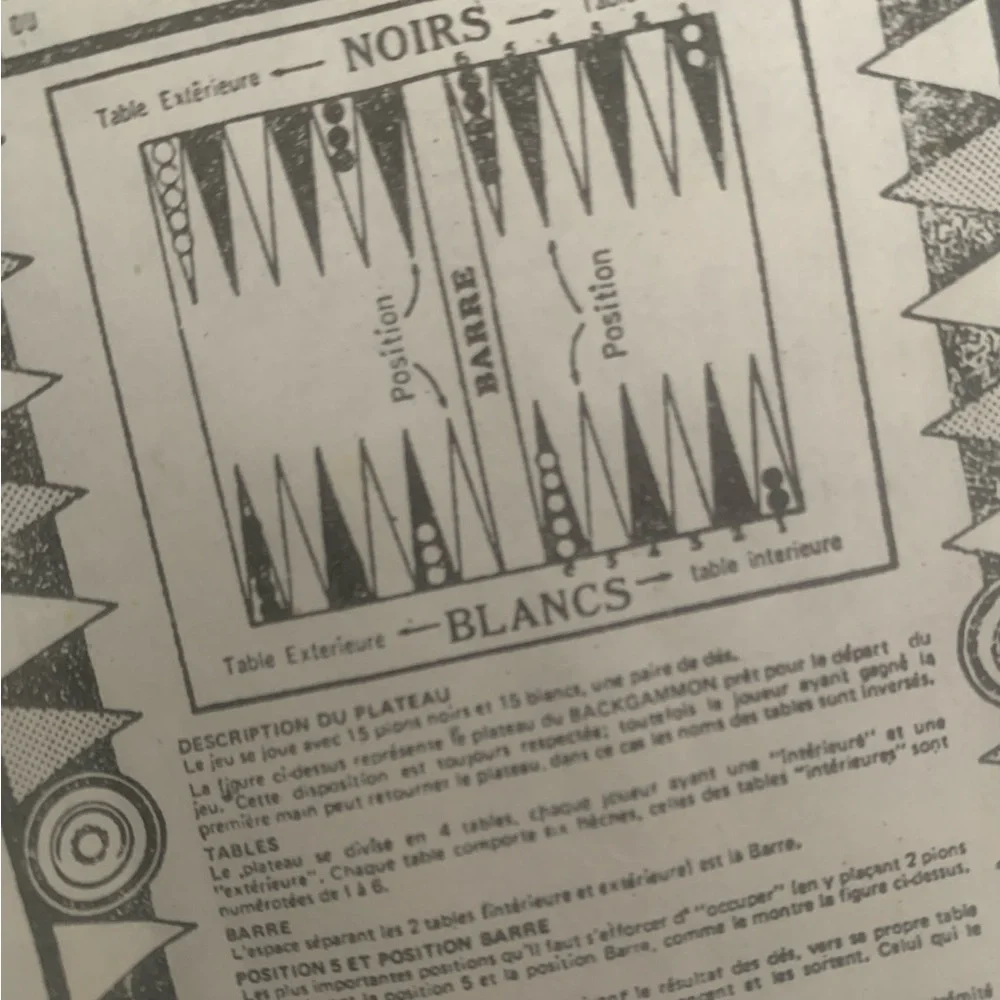 Backgammon game - Picture 6 of 6